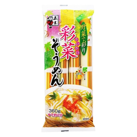 Itsuki Five-Color Vegetable Somen Noodles 320g