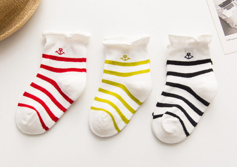 Set 3 Đôi Vớ Sơ Sinh Chống Hằn Chân Bé - Loại cao cấp