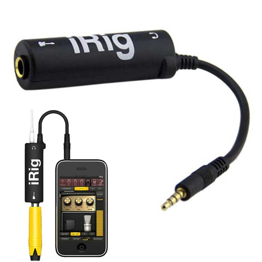 Amplitube iRig from IK Multimedia for iPod touch, iPhone, and iPad