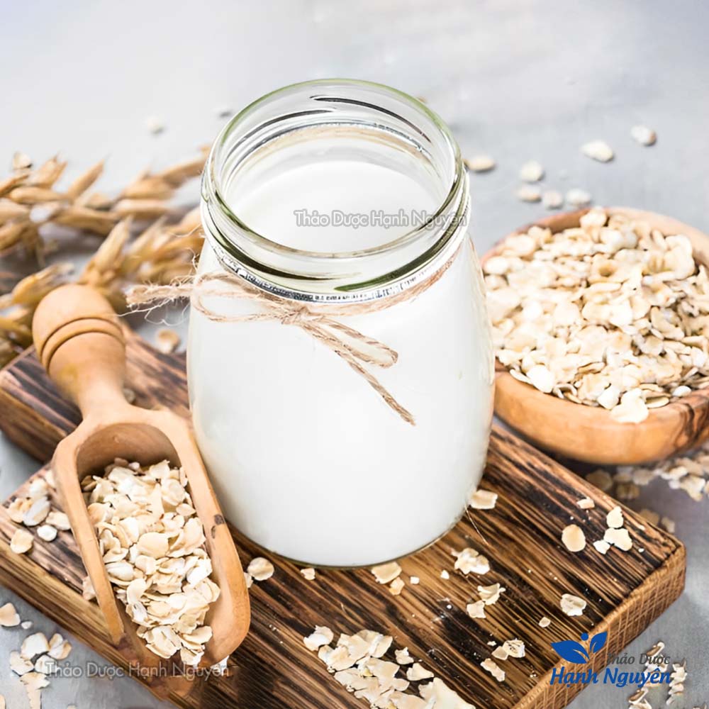 Bột yến mạch 100g, nguyên chất, thơm, mịn, bột đắp mặt dưỡng trắng da, giảm mụn, chống lão hoá
