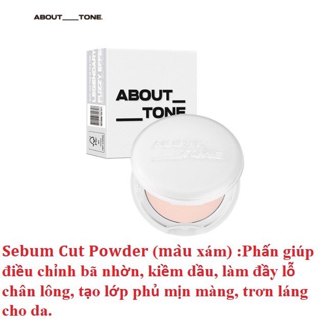 Phấn phủ About Tone Eglips Blur Powder Pact 9g Kiềm Dầu