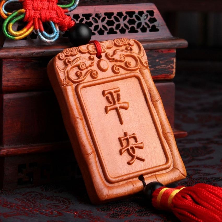 (100k) Lệnh bài gỗ cổ trang dây tuyến
