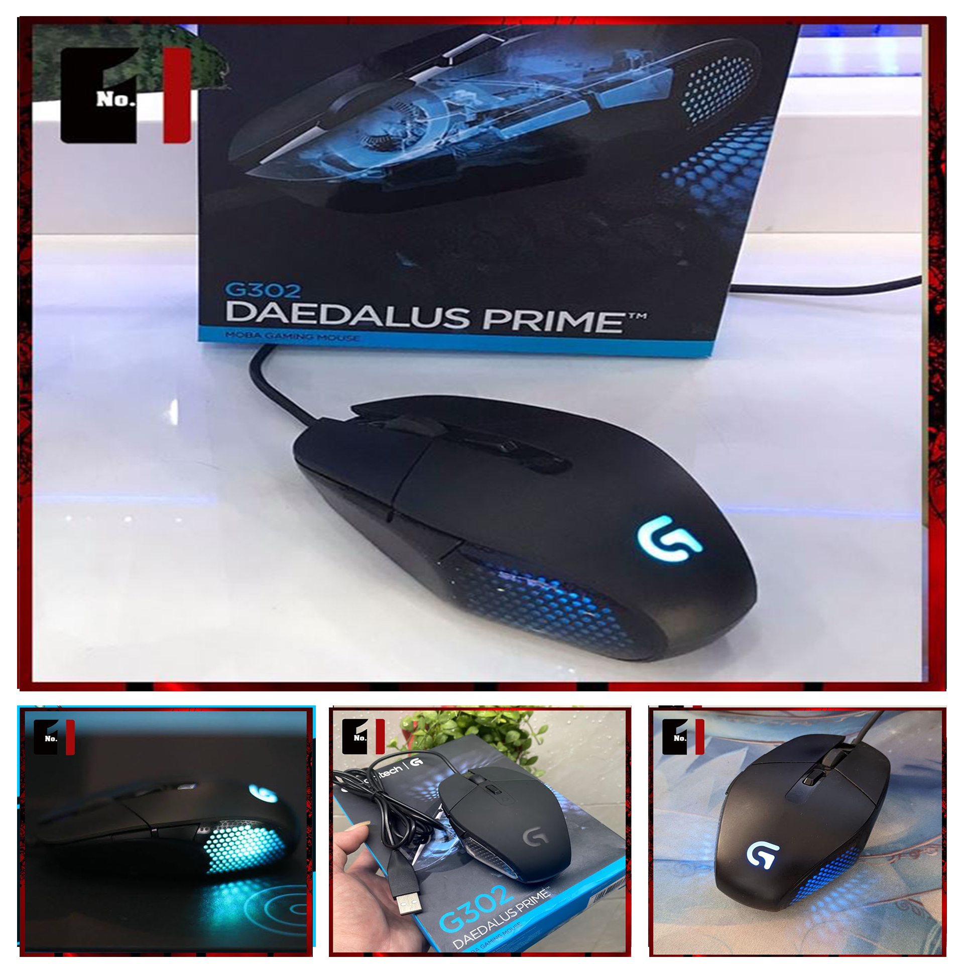 Chuột Gaming Logitech G302, Bảo Hành 12 Tháng ,Hàng Công Ty
