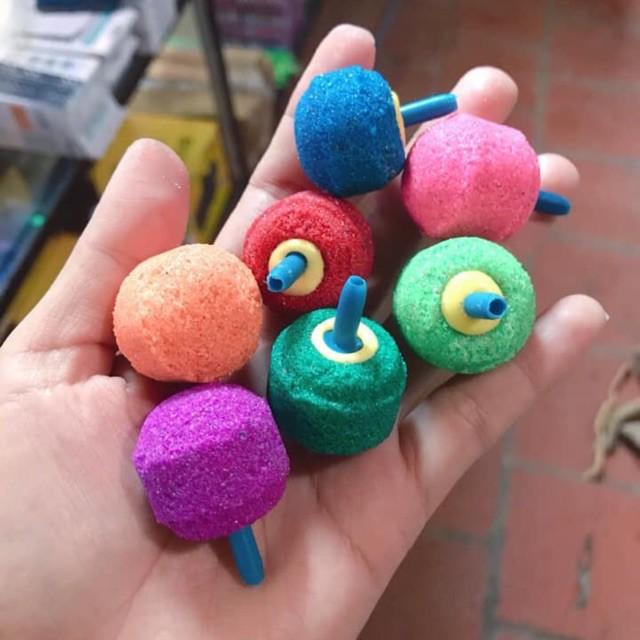 Đá sủi oxy tròn nhiều màu - đá sủi oxy loại tốt