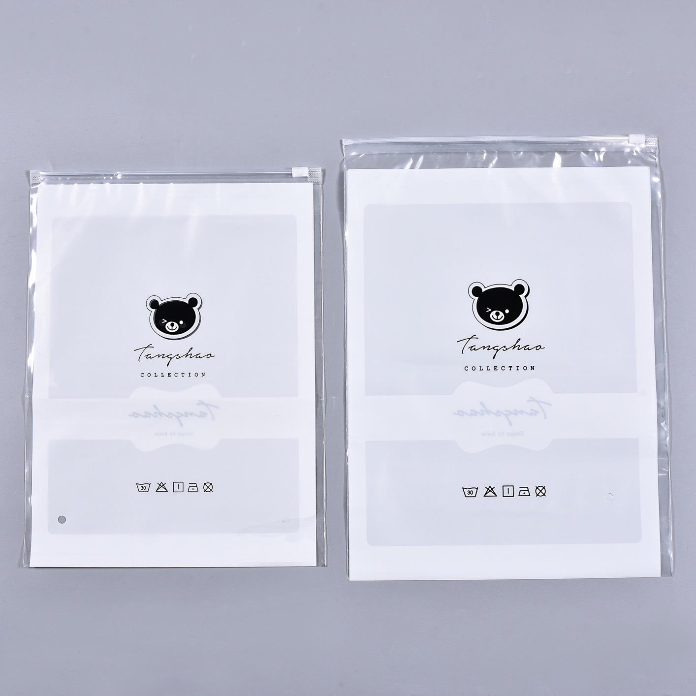 COMBO 5 TÚI ZIP ĐỰNG ĐỒ DU LỊCH -  HÌNH GẤU ĐEN