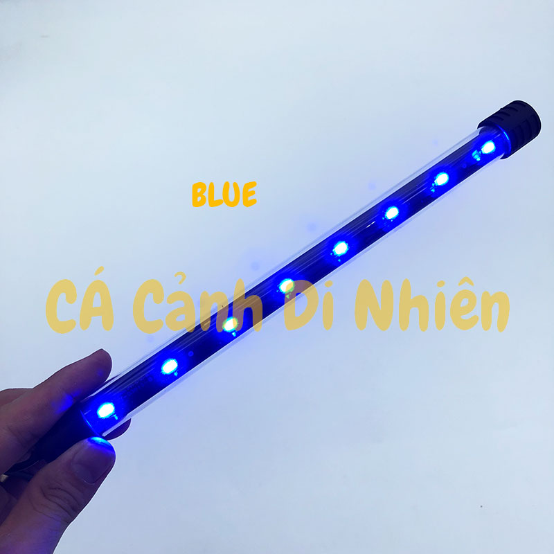 Đèn LED MÀU XANH DƯƠNG T4-30LED cho hồ cá CÓ CHIỀU DÀI TỪ 30 - 40 cm(CHIỀU DÀI ĐÈN 27 CM)