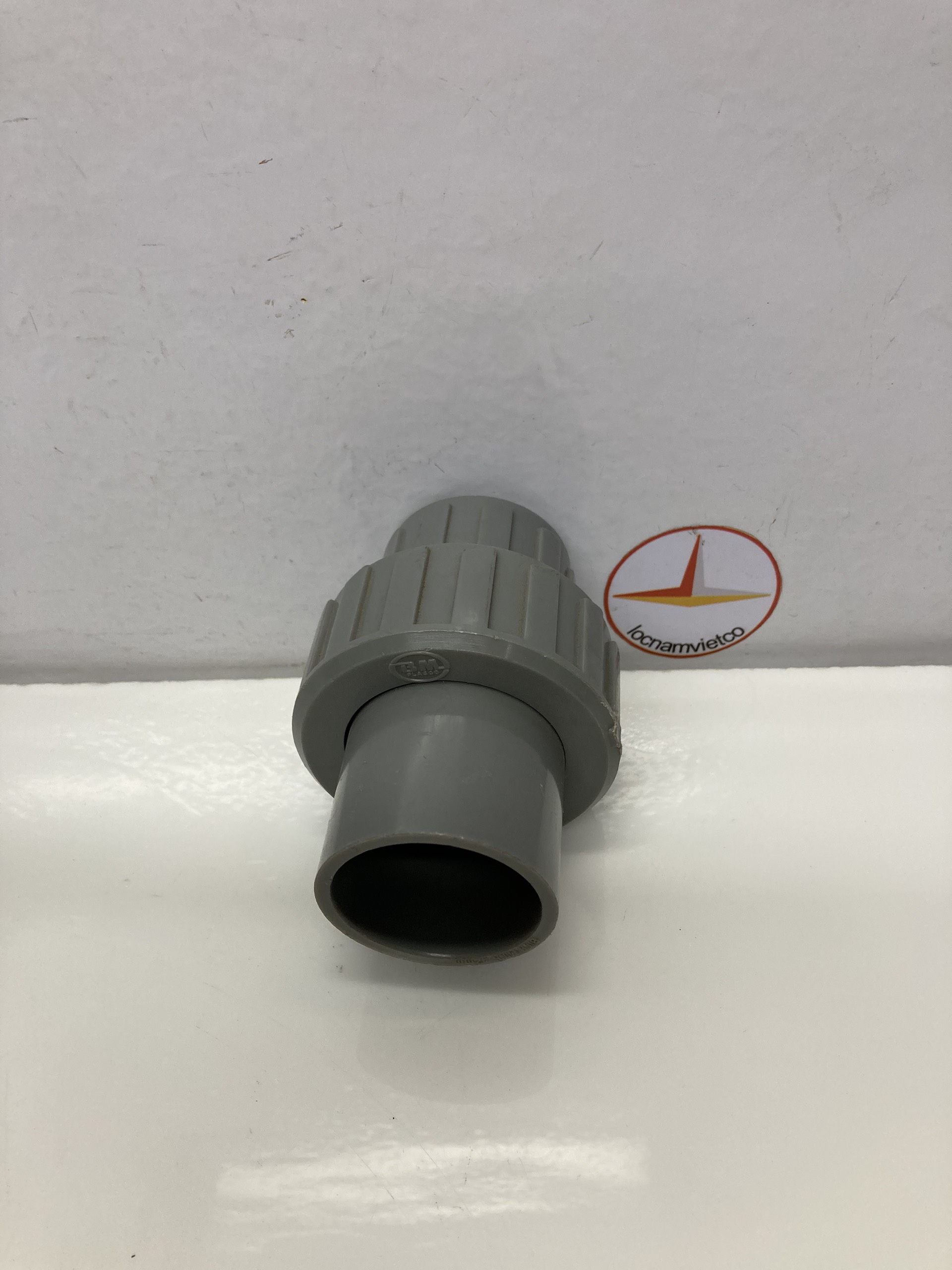 Khớp nối sống ( rắc co ) PVC phi 27, phi 34 Bình Minh