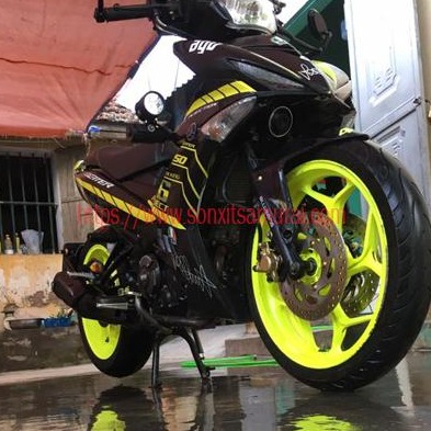 Sơn samurai vàng nõn chuối - Combo màu huỳnh quang 56 sơn xịt samurai
