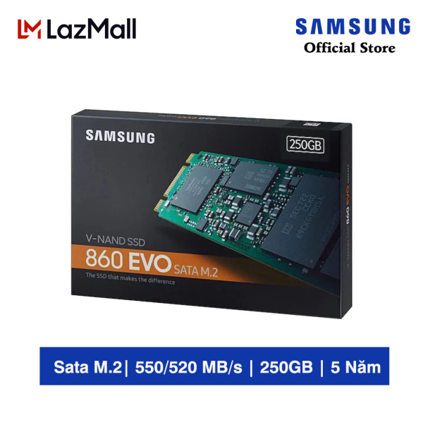 Bảng giá Ổ cứng SSD Samsung 860 EVO M2 Sata 250GB Chính Hãng Phong Vũ