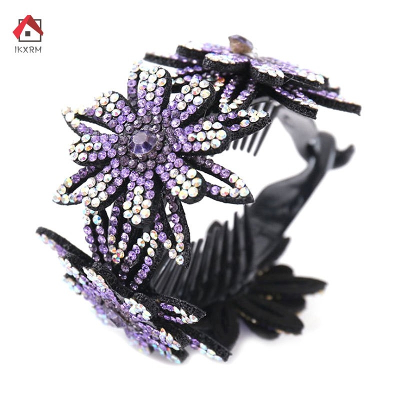 Hair Clip with High-Quality Sparkling Stones