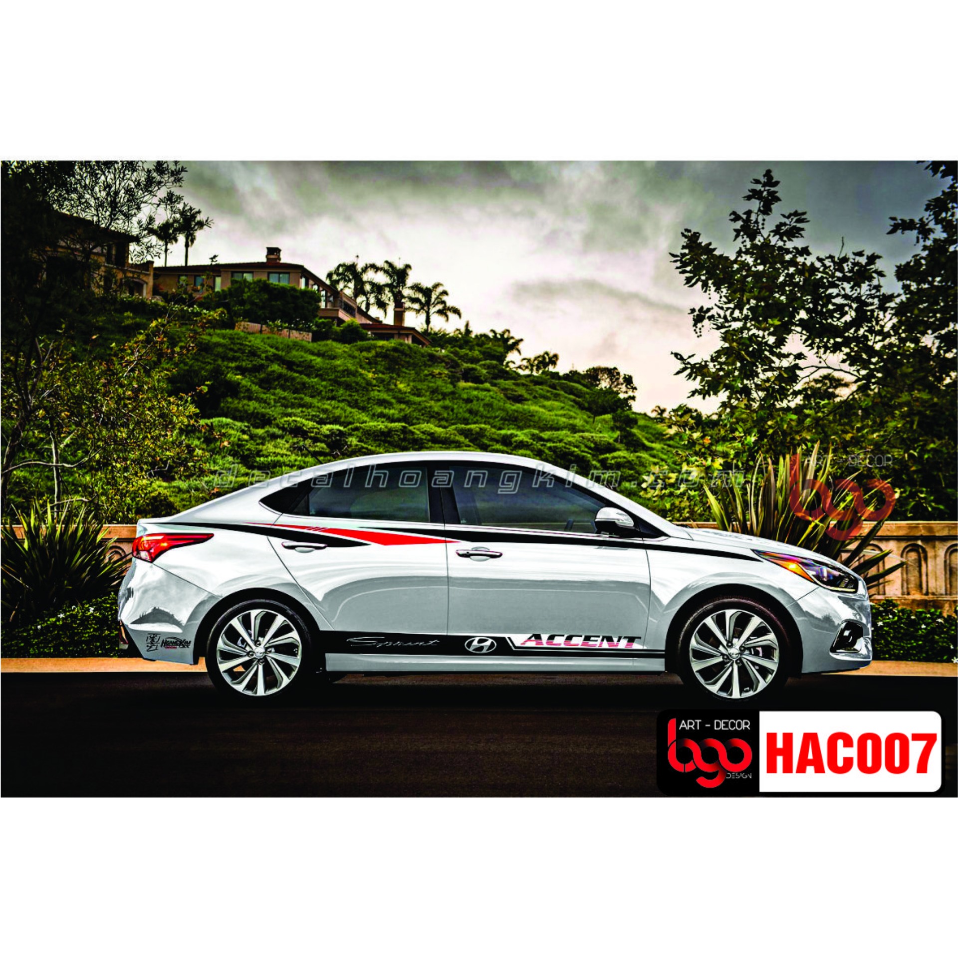 Tem Xe Hyundai Accent - HAC007
