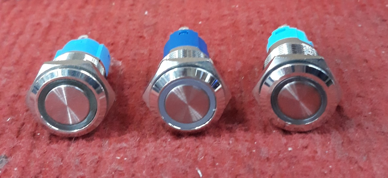 Nút nhấn Inox phi 16 có đèn