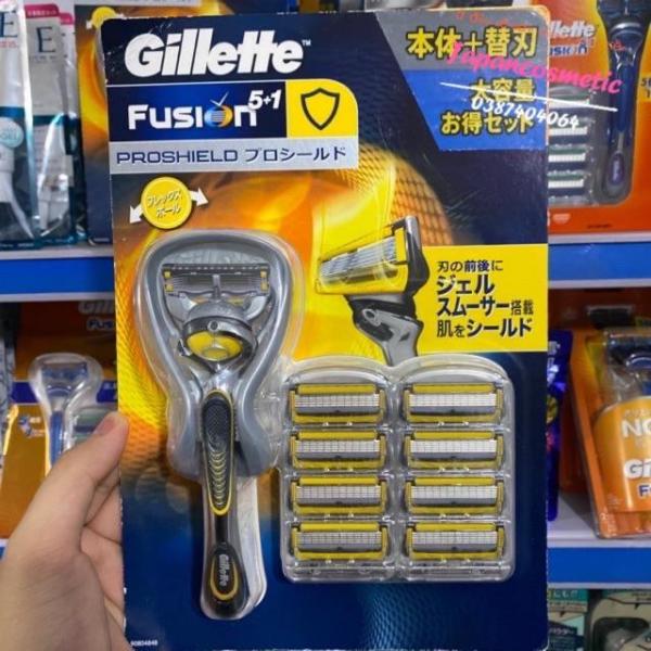 Dao cạo râu Gillette 5 lưỡi Japan hàng nội địa chữ nhật