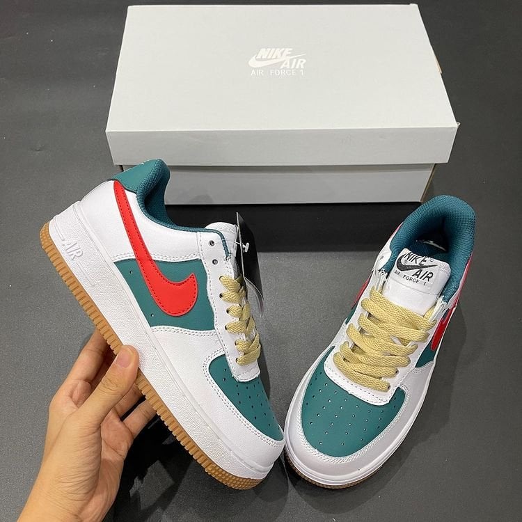 Full bill box 🎁 Giày AF1 GC xanh đỏ nam nữ