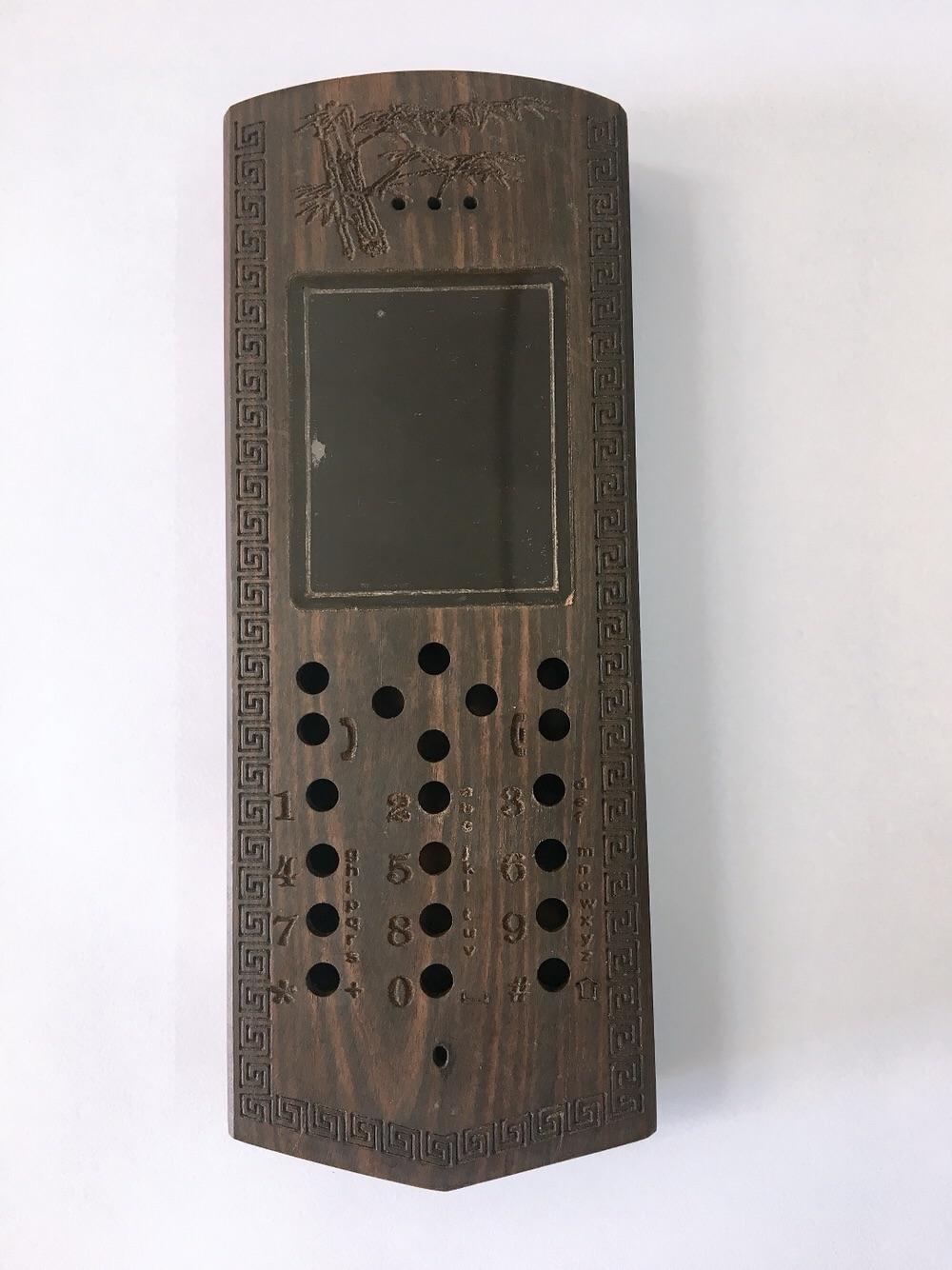 [HCM] Vỏ gỗ cho điện thoại Nokia 206 (gỗ mun)