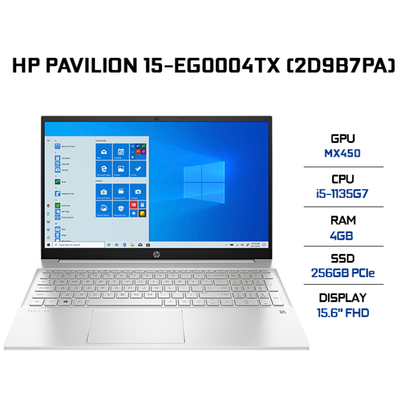 Bảng giá [VOUCHER 3 TRIỆU] Laptop HP Pavilion 15-eg0004TX 2D9B7PA i5-1135G7 | 4GB | 256GB | VGA MX450 2GB | 15.6 FHD | Win 10 + Office Phong Vũ