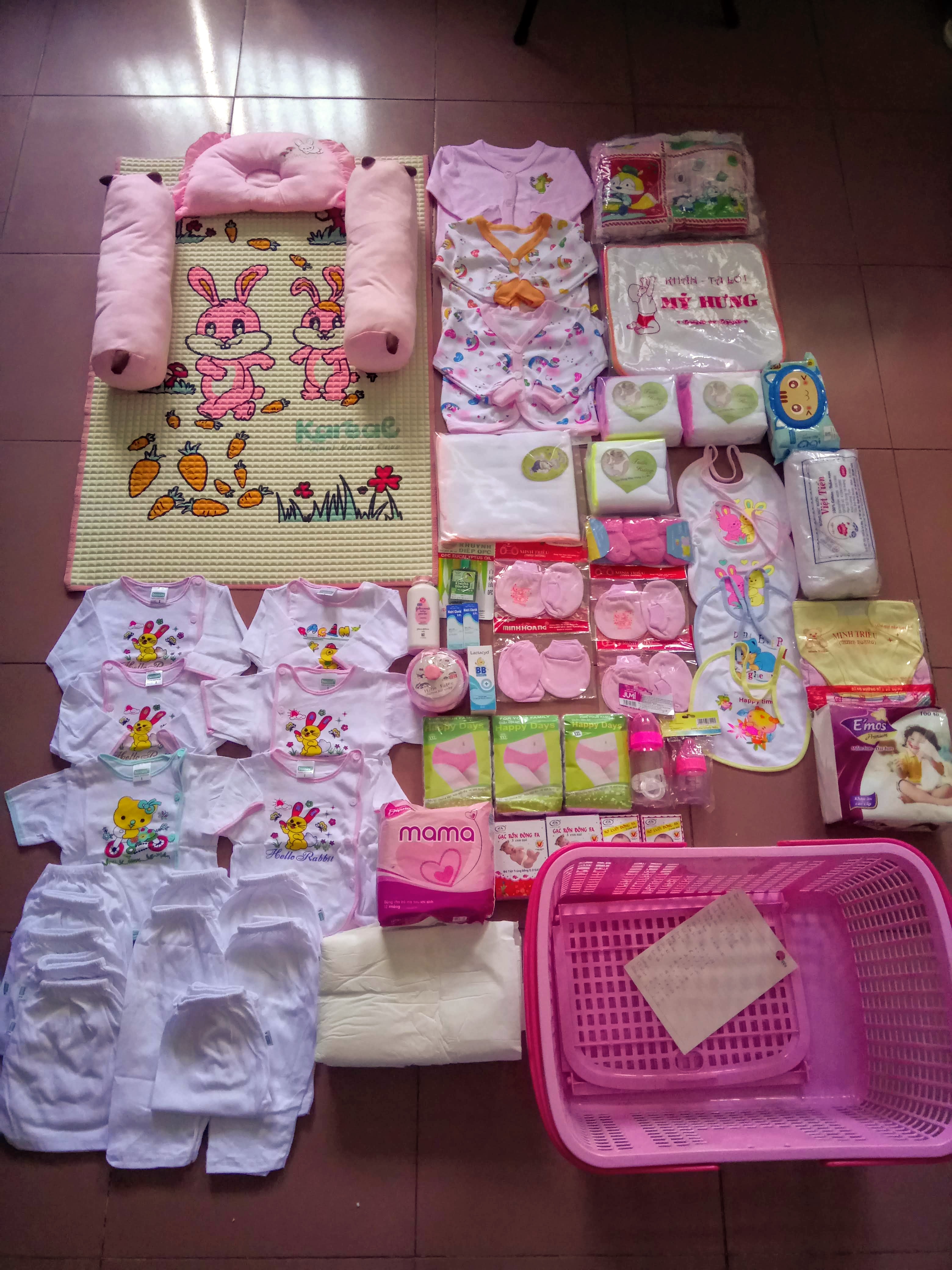 Trọn gói đồ sơ sinh cho bé trai bé gái