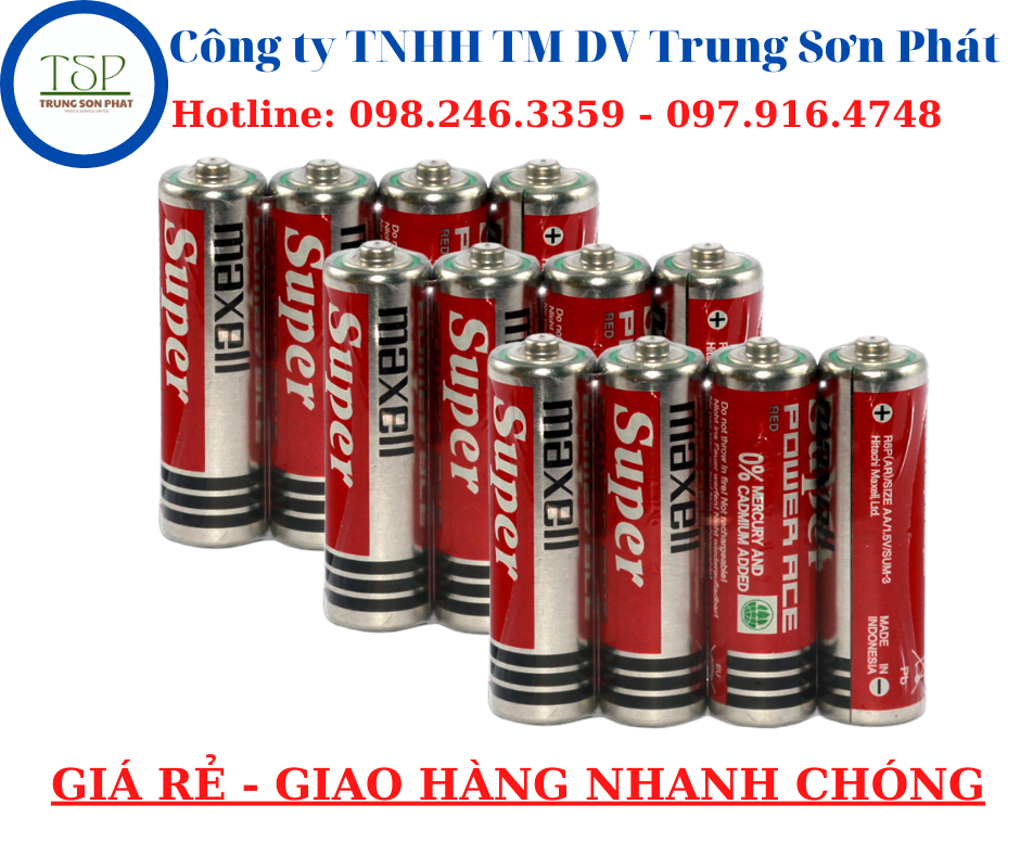 [ Lốc 4 Viên ] Pin Tiểu AA ( 2A ) Maxell 1.5V