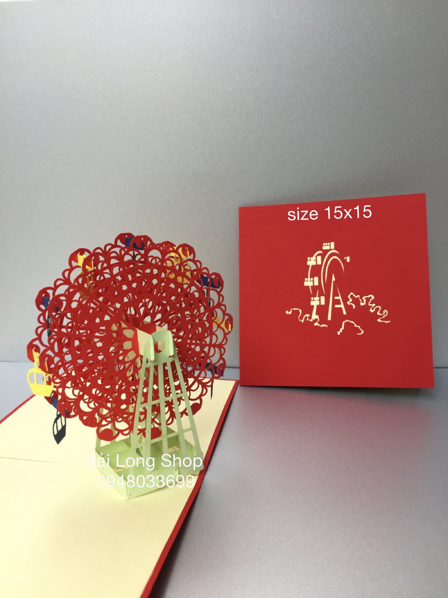 Đu Quay ( Sun Wheel )  - Thiệp 3D
