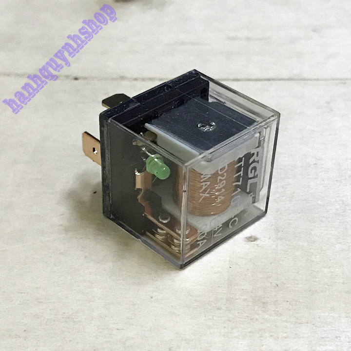 Rơ Le 5 Chân 24V 100A Nhựa Trong