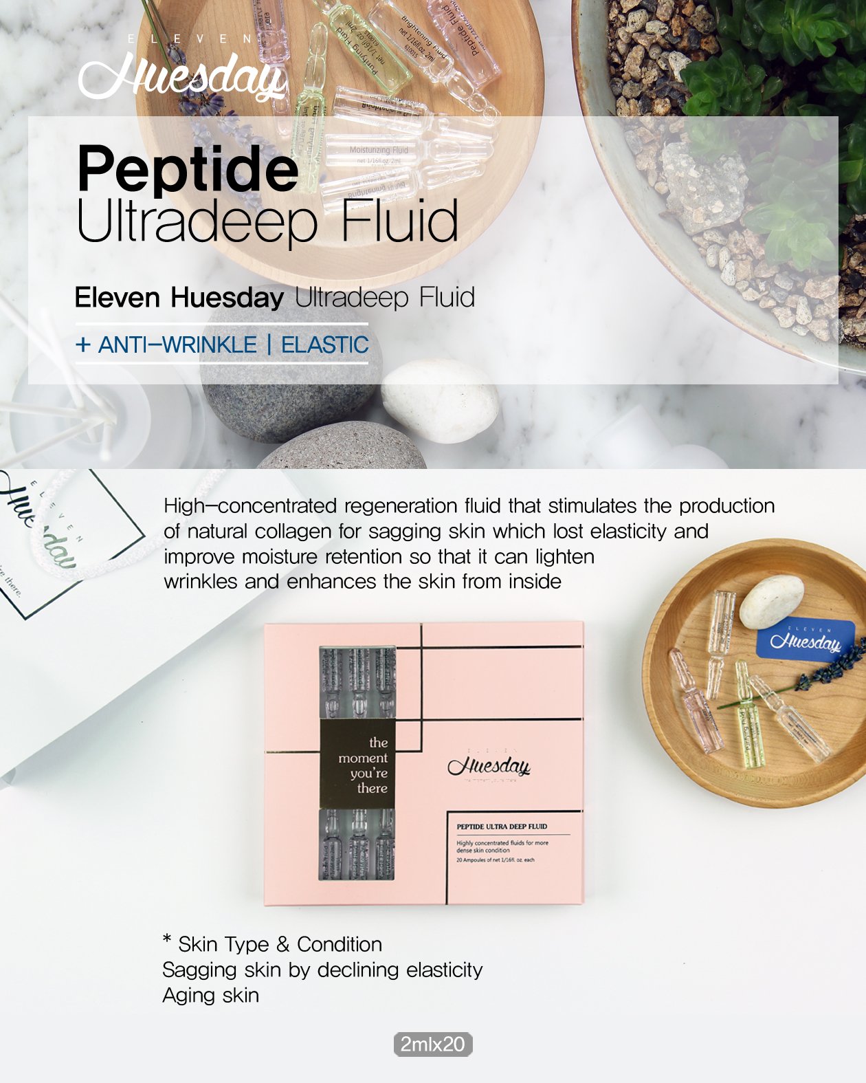Tinh chất collagen petide HUESDAY