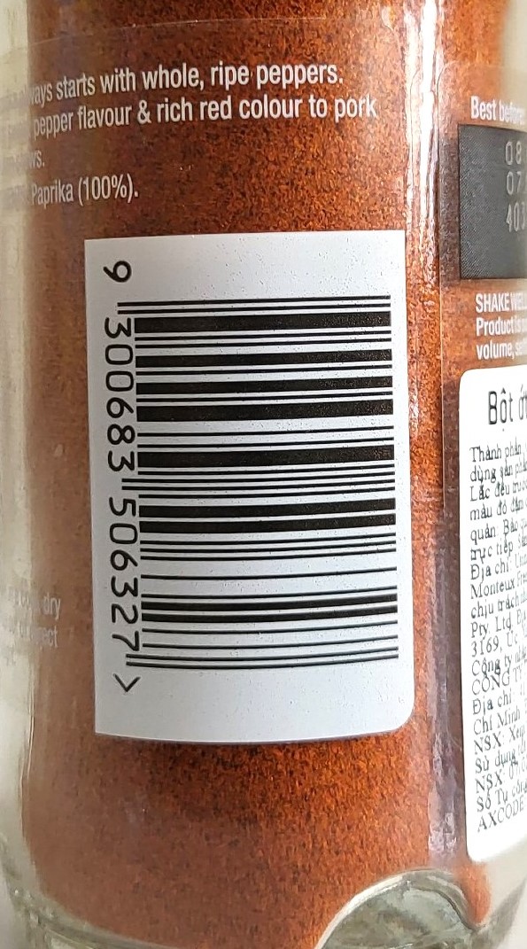 MCCORMICK (Lọ Paprika 40g) BỘT ỚT CỰA GÀ Paprika Ground from Whole