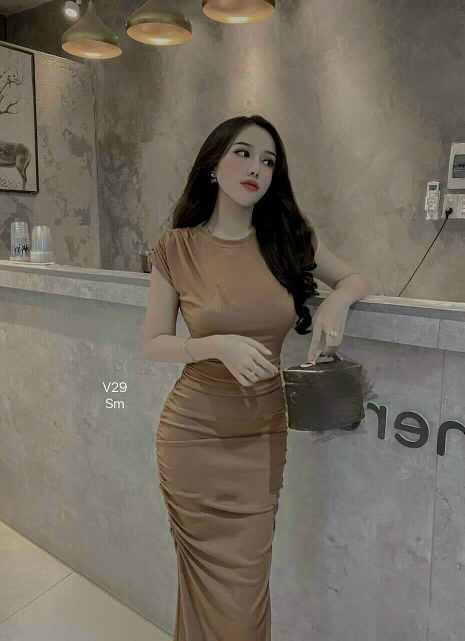 [MẪU MỚI ] VÁY ĐẦM BODY NHÚN EO SIÊU XINH