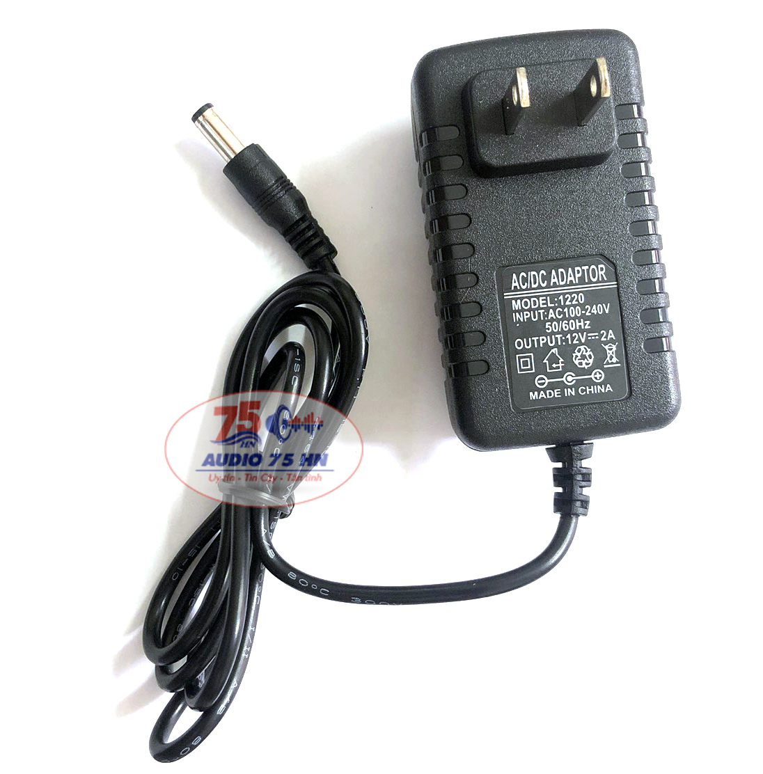 Sạc nguồn adapter 12V- 2A chân thường
