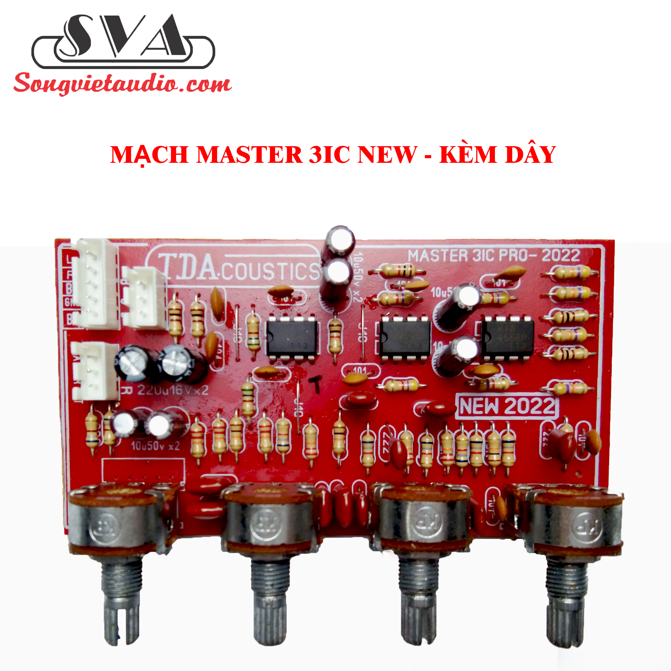 MẠCH MASTER 3IC - 1 MẠCH - KÈM DÂY
