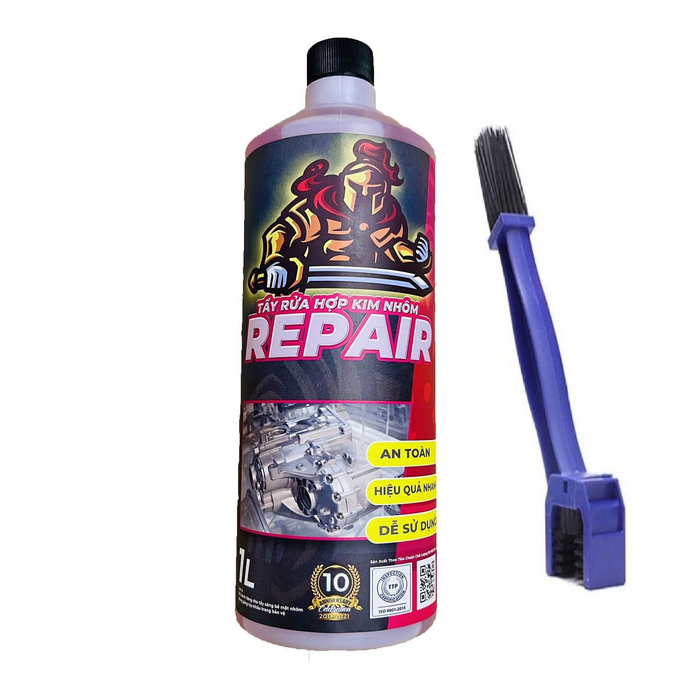 Dung dịch tẩy lốc máy SprayKing dung dịch tẩy rửa đầu bò lốc máy ố vàng ố kính gỉ sét tẩy kính dầu mỡ rửa xe không chạm