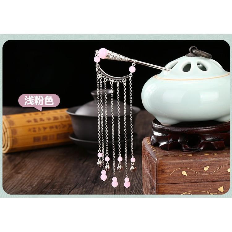 Trâm cài tóc nữ cổ trang trung quốc trâm hạt rơi nữ tính phong cách cổ trang