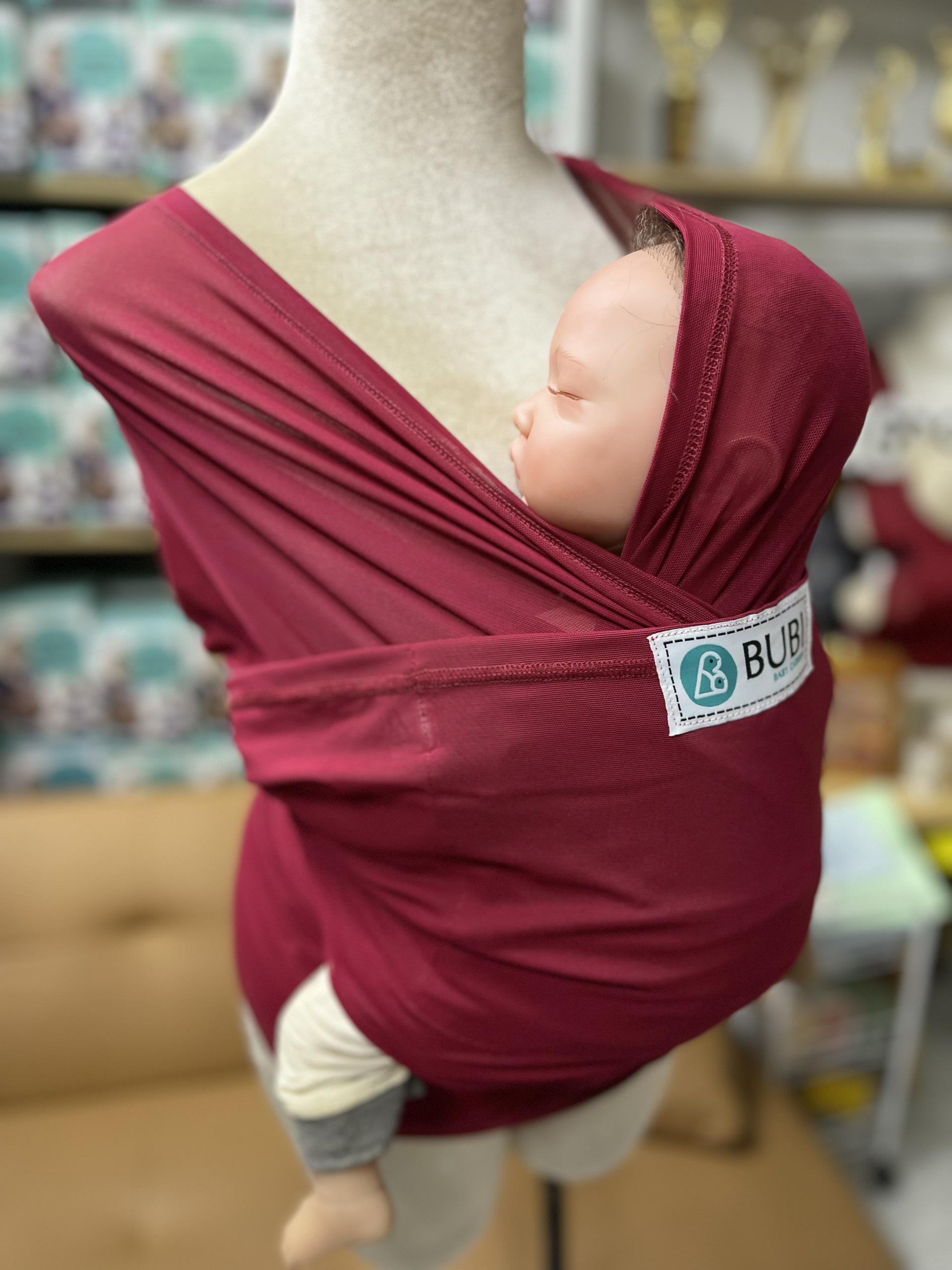 Địu vải BUBI Wrap - Lưới thoáng khí