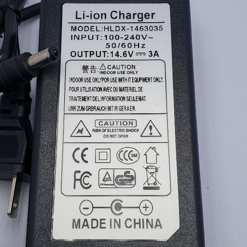 Bộ sạc pin Lithium li-ion 14.6v 3A