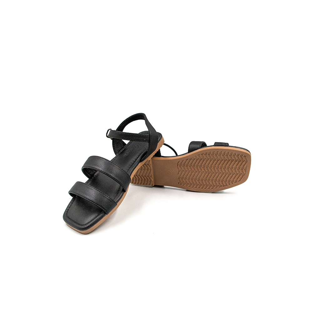 Hunting for a Sale in October |   30% Off Order 199K - Microfiber Leather Cross Strap Women's Sandal Tmw32601