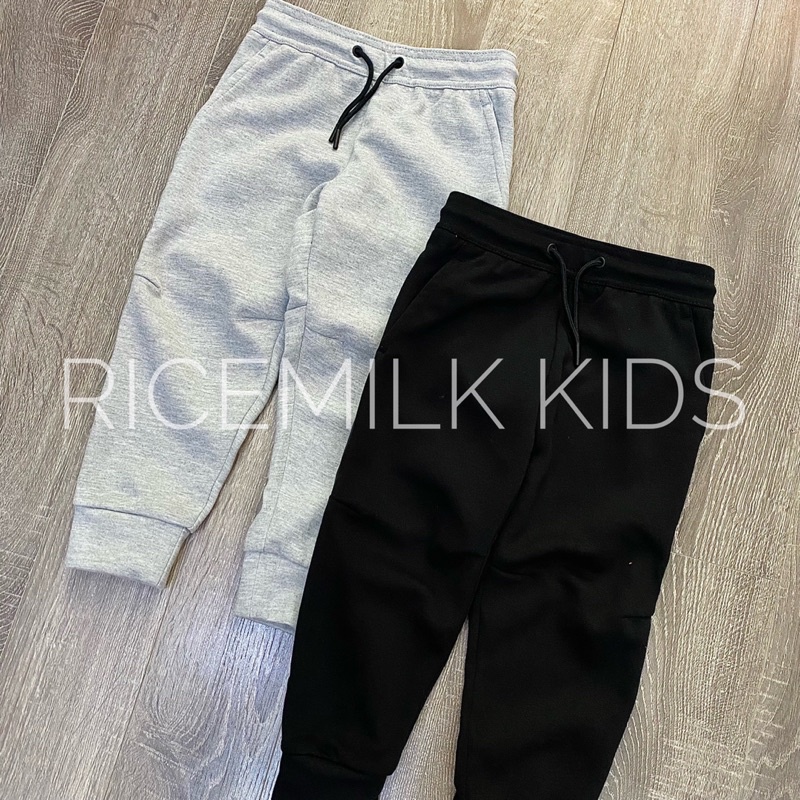 Quần jogger nỉ ép Hm xuất dư xịn