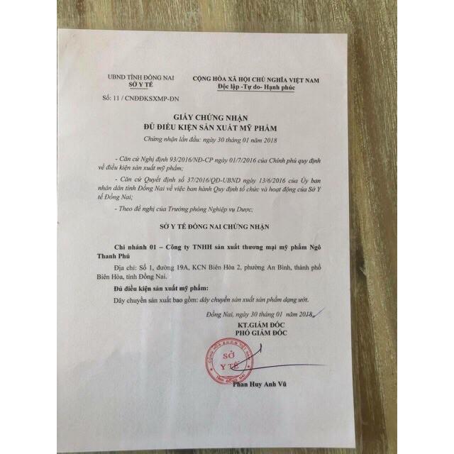 [HCM]Men ủ trắng body Natural Spa
