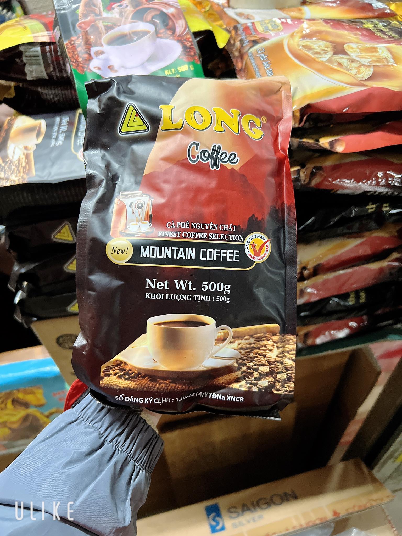 COMBO 3 GÓI CÀ PHÊ LONG - cà phê Đà Nẵng loại ngon ( gói 500gr )