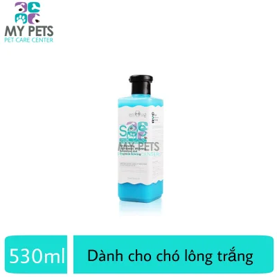 [HCM]Sữa tắm SOS xanh dương chuyên dùng cho chó lông trắng - sữa tắm SOS xanh dương 530ml