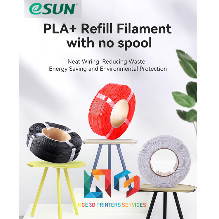 [HCM]Nhựa in 3d ESUN Re-Filament PLA+ (không lõi) 1kg/Cuộn