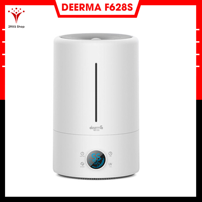 Máy tạo độ ẩm Deerma DEM-F628S (sử dụng được tinh dầu) - Phiên bản nâng cấp DEERMA F628 , có màn hình hiển thị, tuỳ chỉnh 3 mức độ hoạt động - Bảo hành 6 tháng