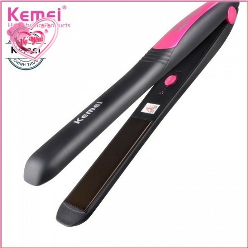Máy duỗi tóc cao cấp kemei 327 - hàng nhập khẩu - bảo hành 12 tháng