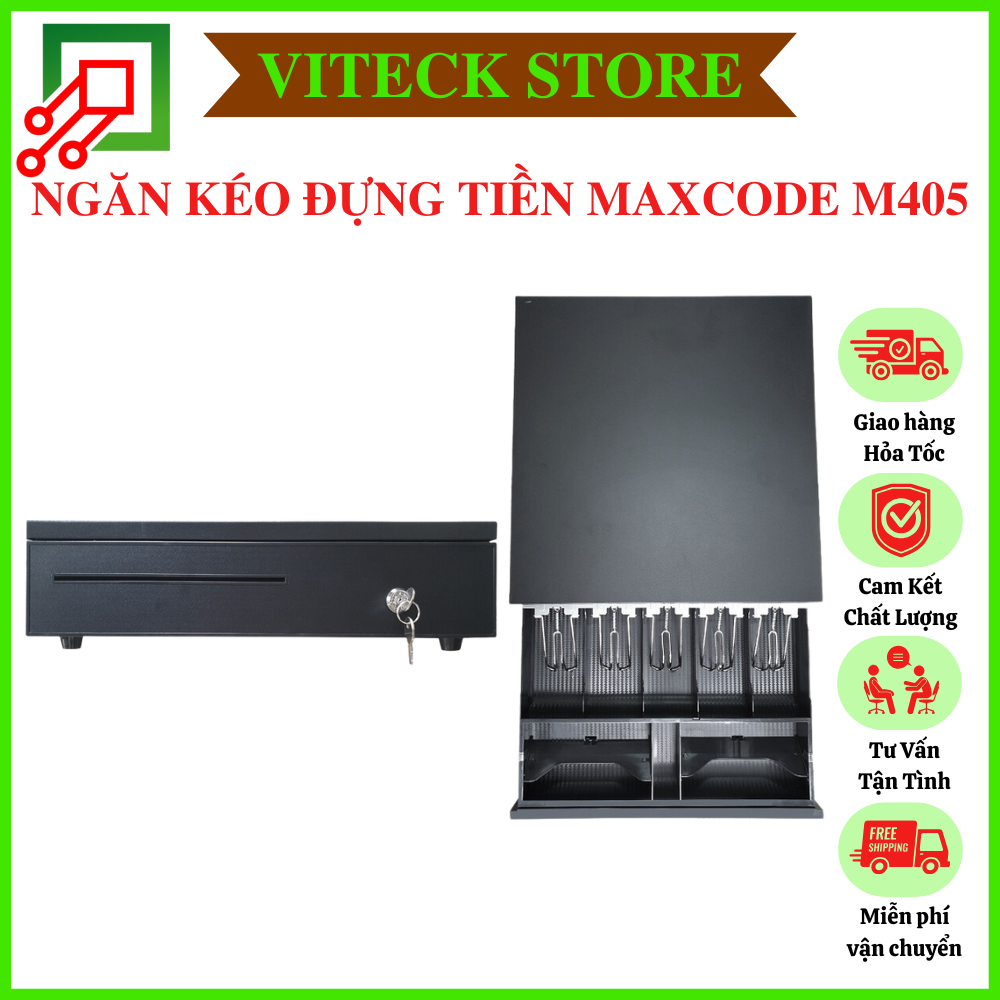 Ngăn kéo đựng tiền Maxcode M405 - Két thu ngân cho cửa hàng,siêu thị...