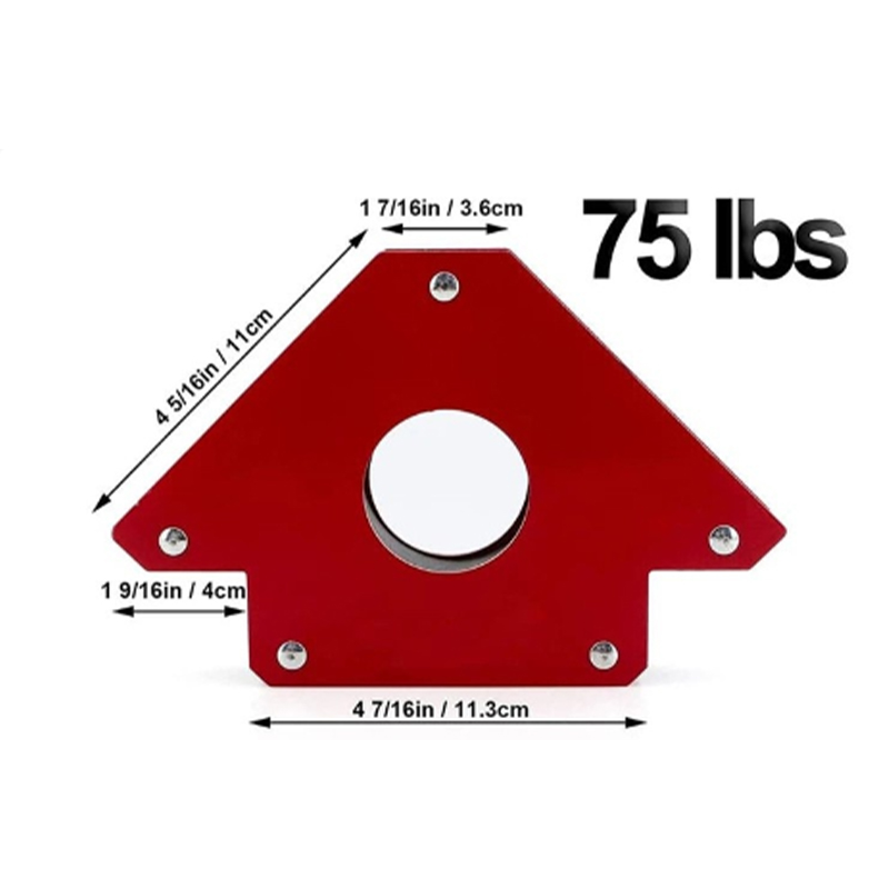 Nam châm ke góc vuông - Ke góc nam châm loại lực hút 12kg 22kg 33kg 4pcs Ke góc nam châm SF
