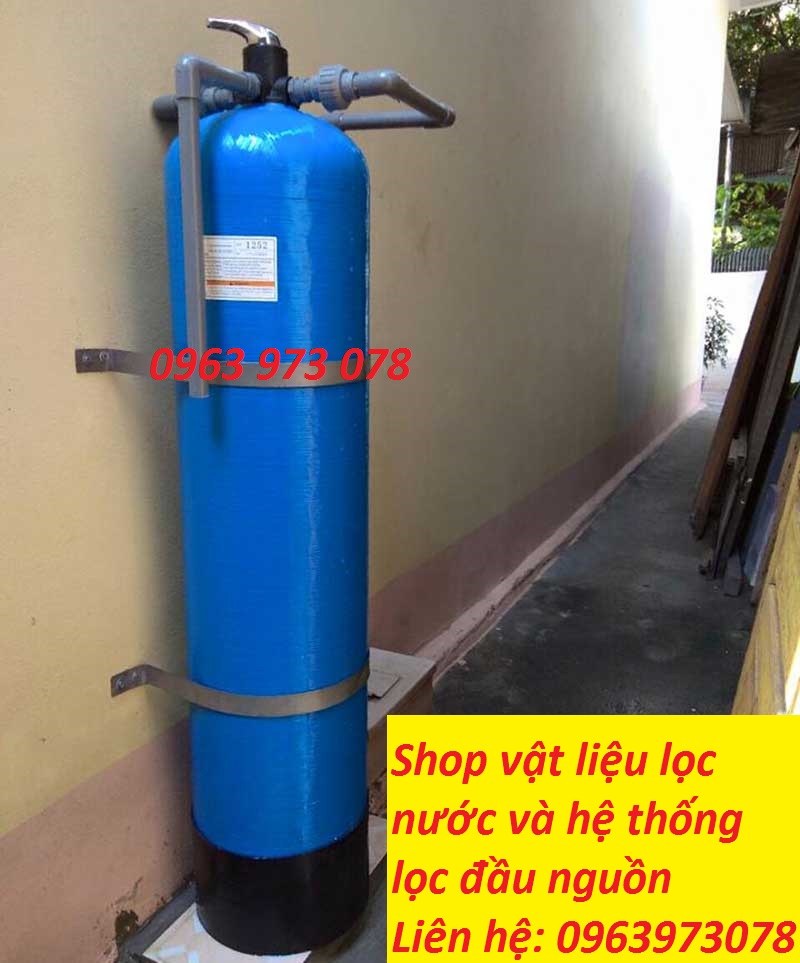 Cột lọc nước Composite 1054 kèm phụ kiện