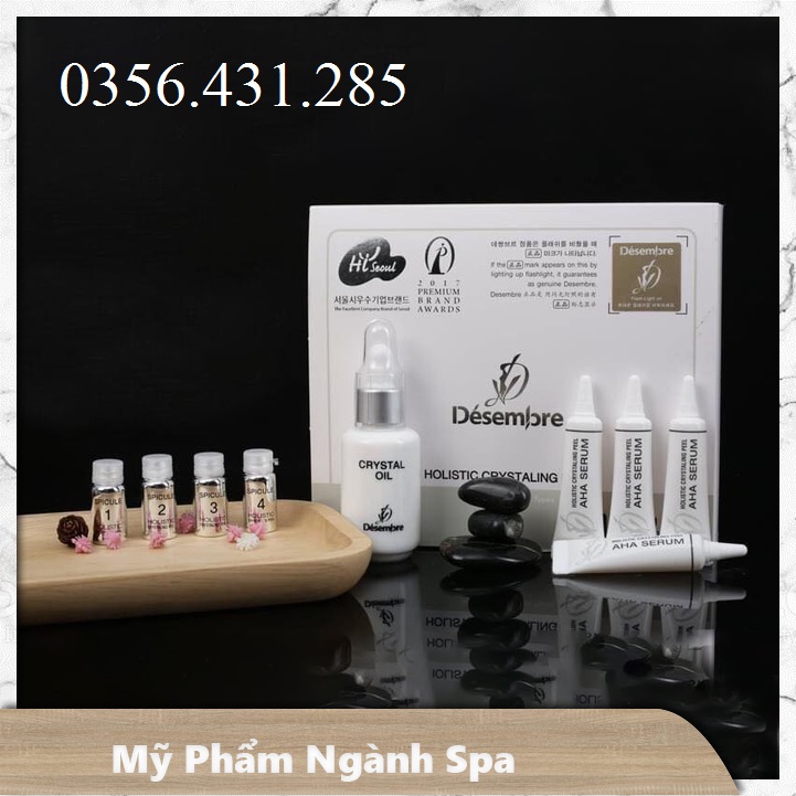 Bộ Vi Kim Tảo Biển Nano Desembre Holistic Crystaling Peel