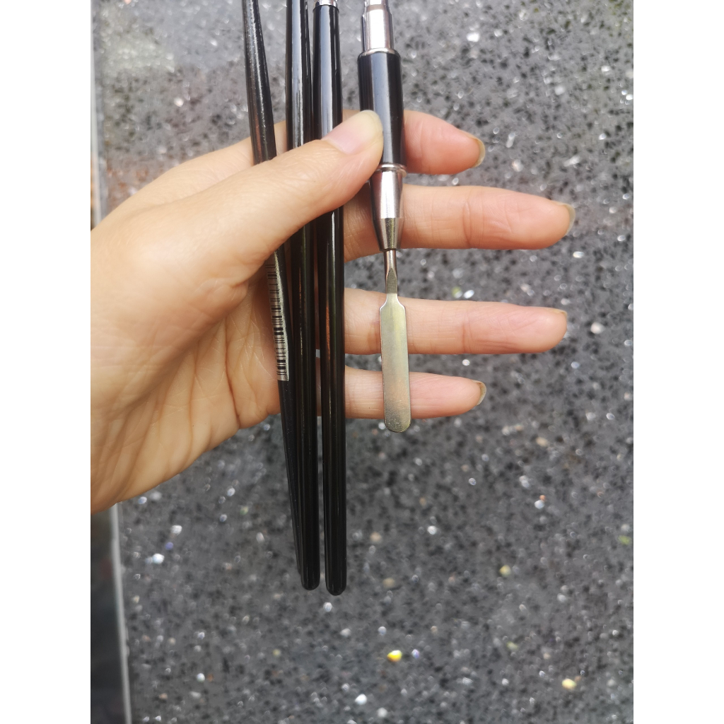 Bộ 4 Cọ Đắp Sứ/ Bột Đủ Chi Tiết