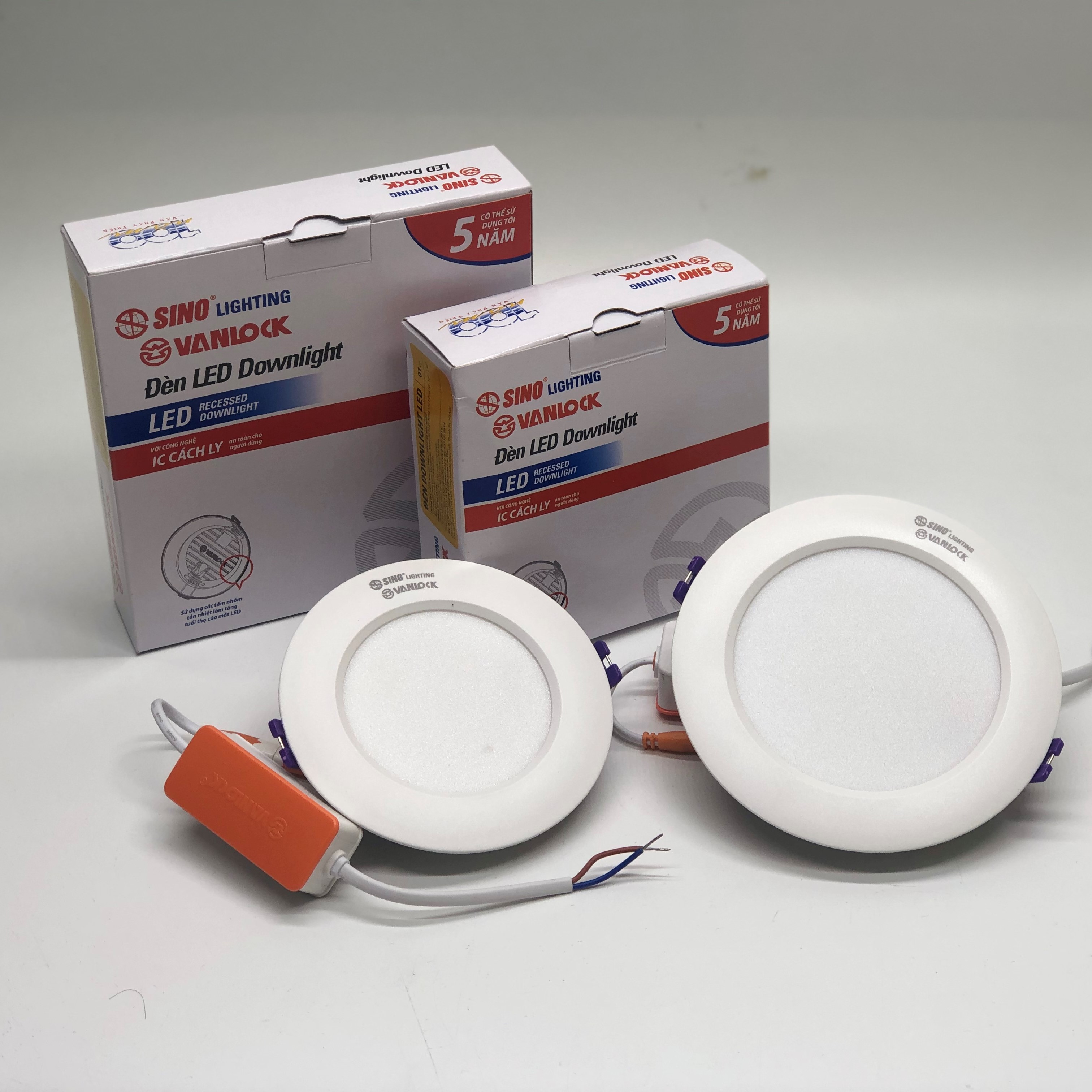 Đèn Led downlight âm trầm MLS Sino Vanlock