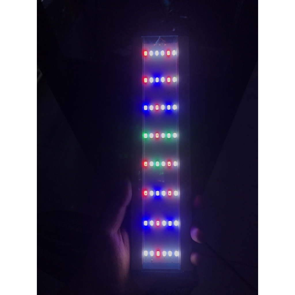 Đèn led kaokui , jeneca 6 dãy siêu sáng - ánh sáng trắng 10.000k đèn led cho bể cá cảnh, thuỷ sinh