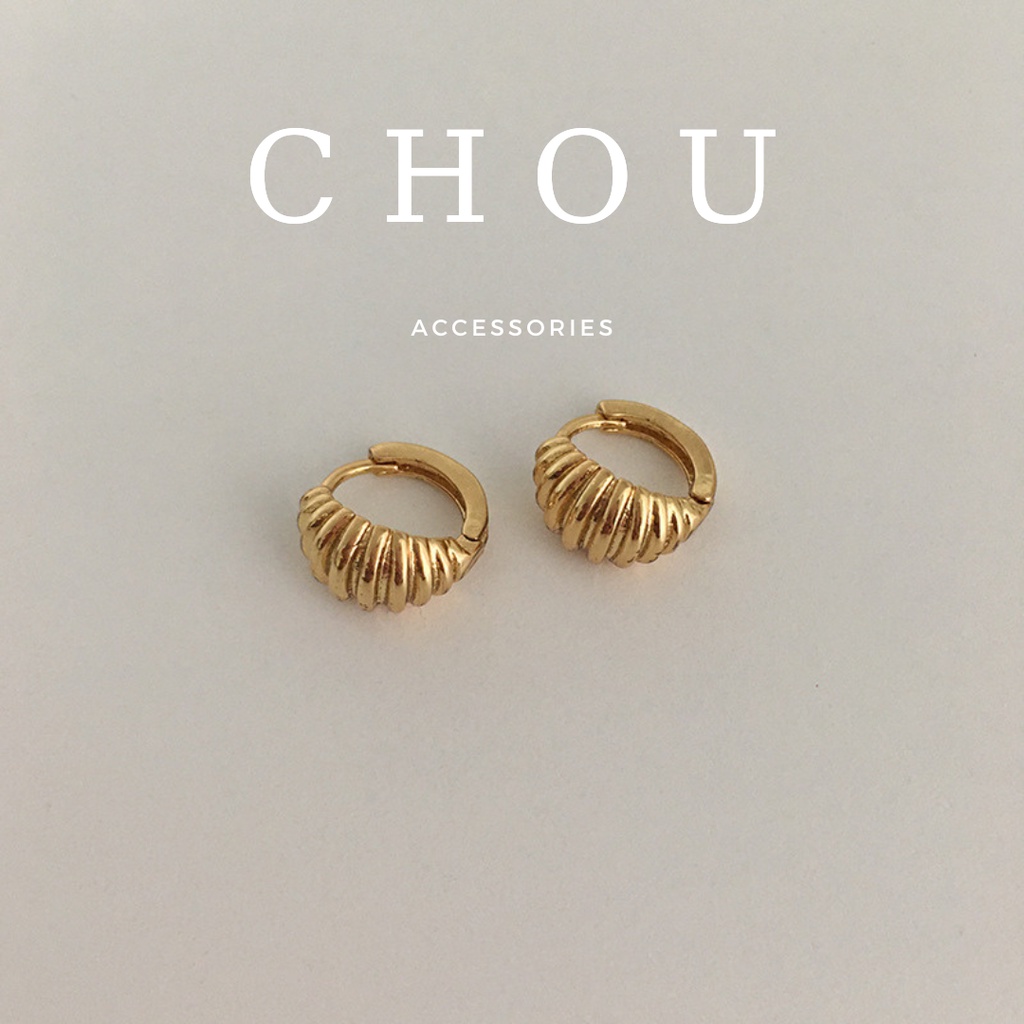 Bông Tai S925 Croissant Mini  | CHOU ACCESSORIES |