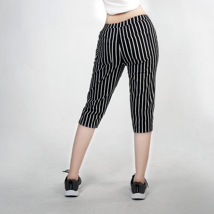 quần short lửng kaki co giãn nữ